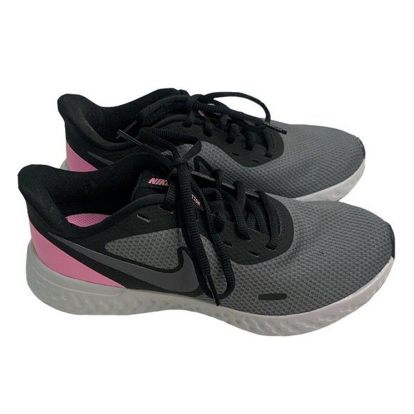 Nike Shoes - Nike Wmns Revolution 5 Black Grey Pink Womens Runn